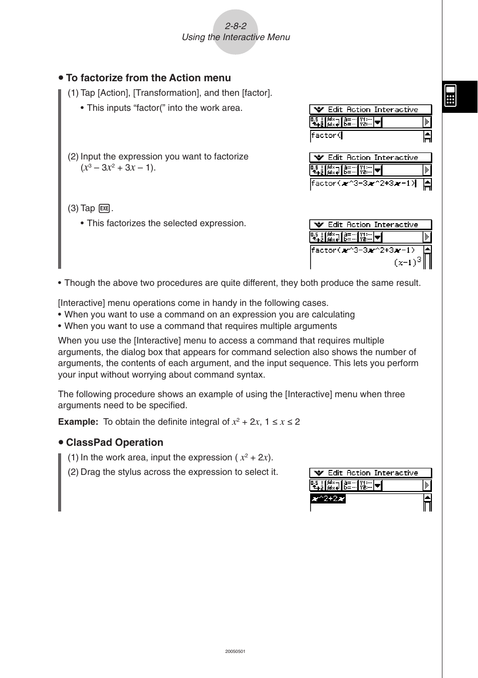 Casio ClassPad 300 PLUS User Manual | Page 175 / 753