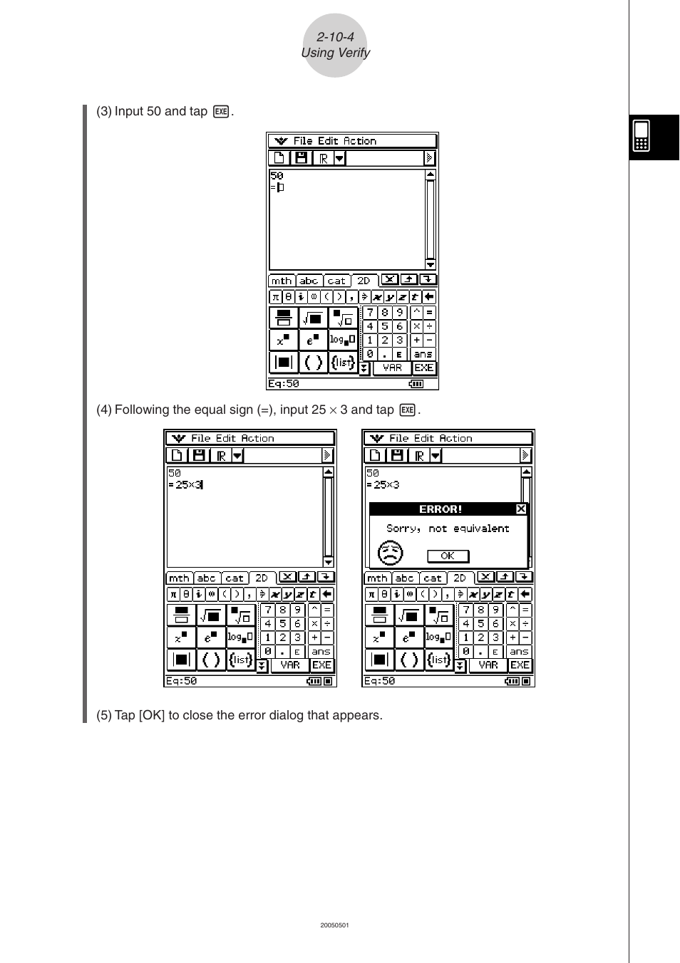 Casio ClassPad 300 PLUS User Manual | Page 194 / 753