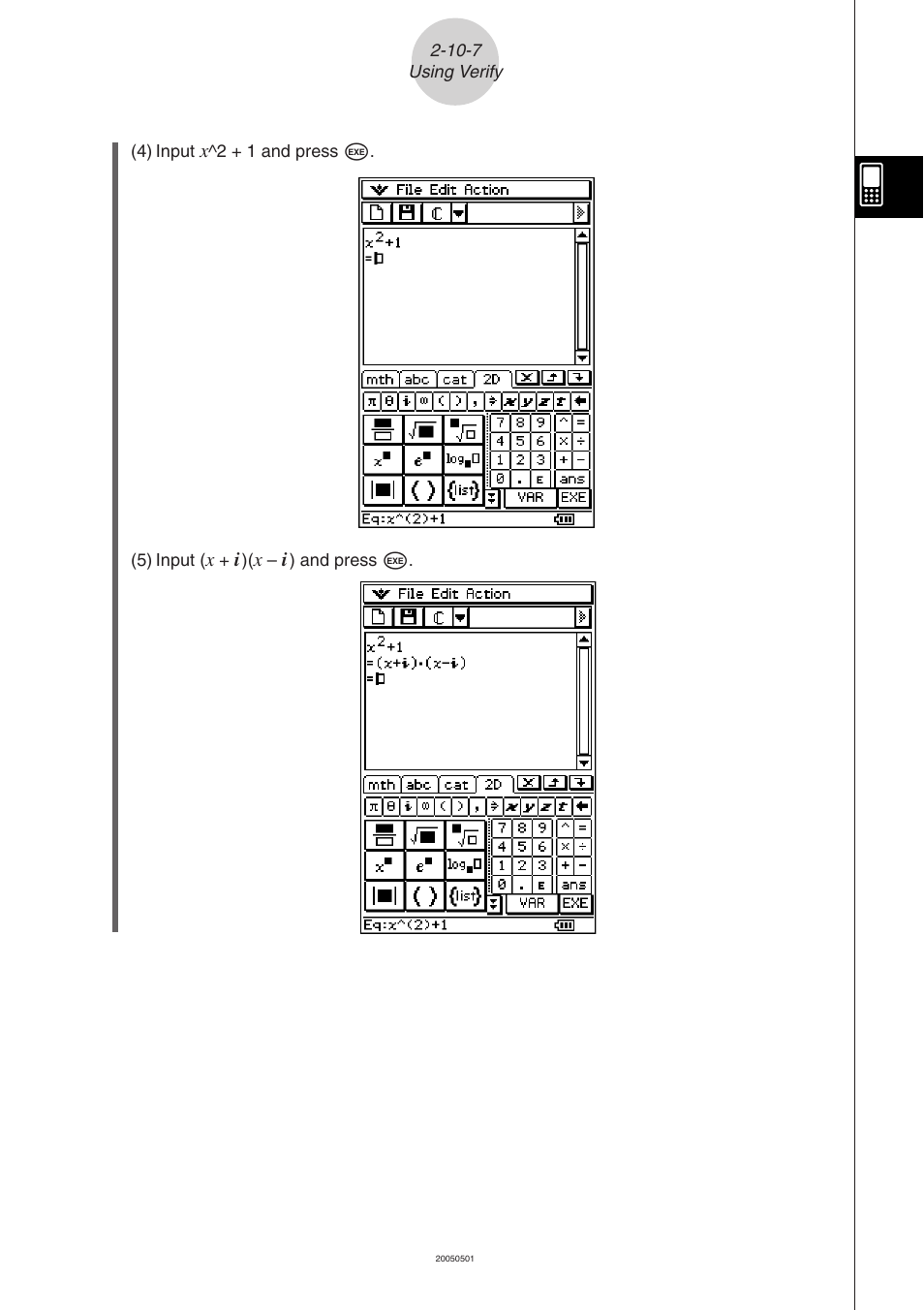 Casio ClassPad 300 PLUS User Manual | Page 197 / 753