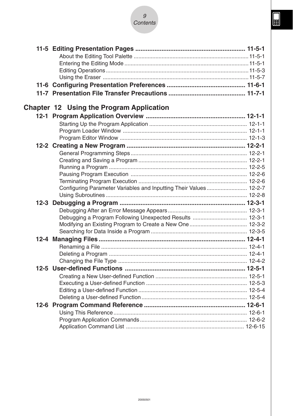 Casio ClassPad 300 PLUS User Manual | Page 20 / 753