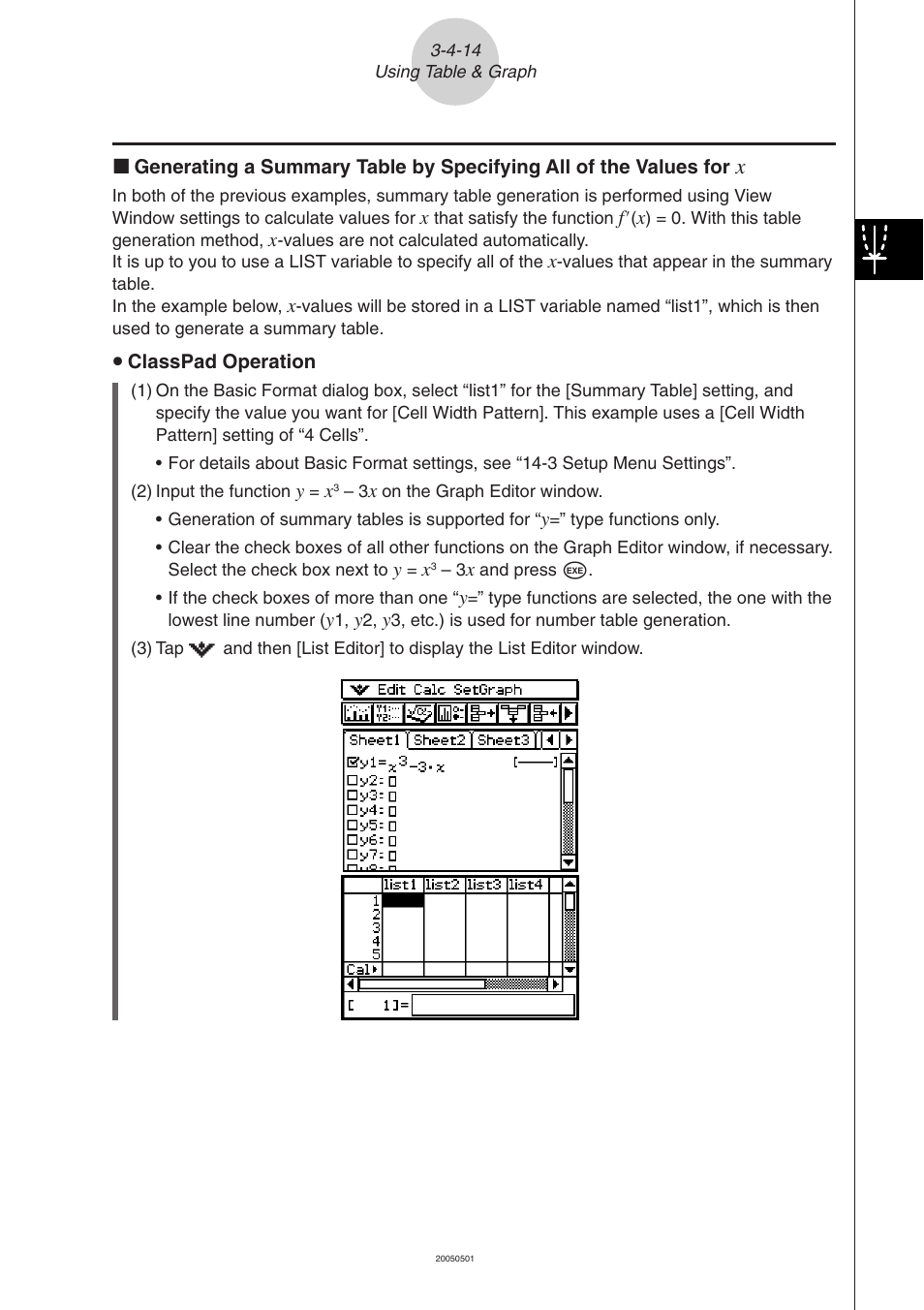 Casio ClassPad 300 PLUS User Manual | Page 243 / 753