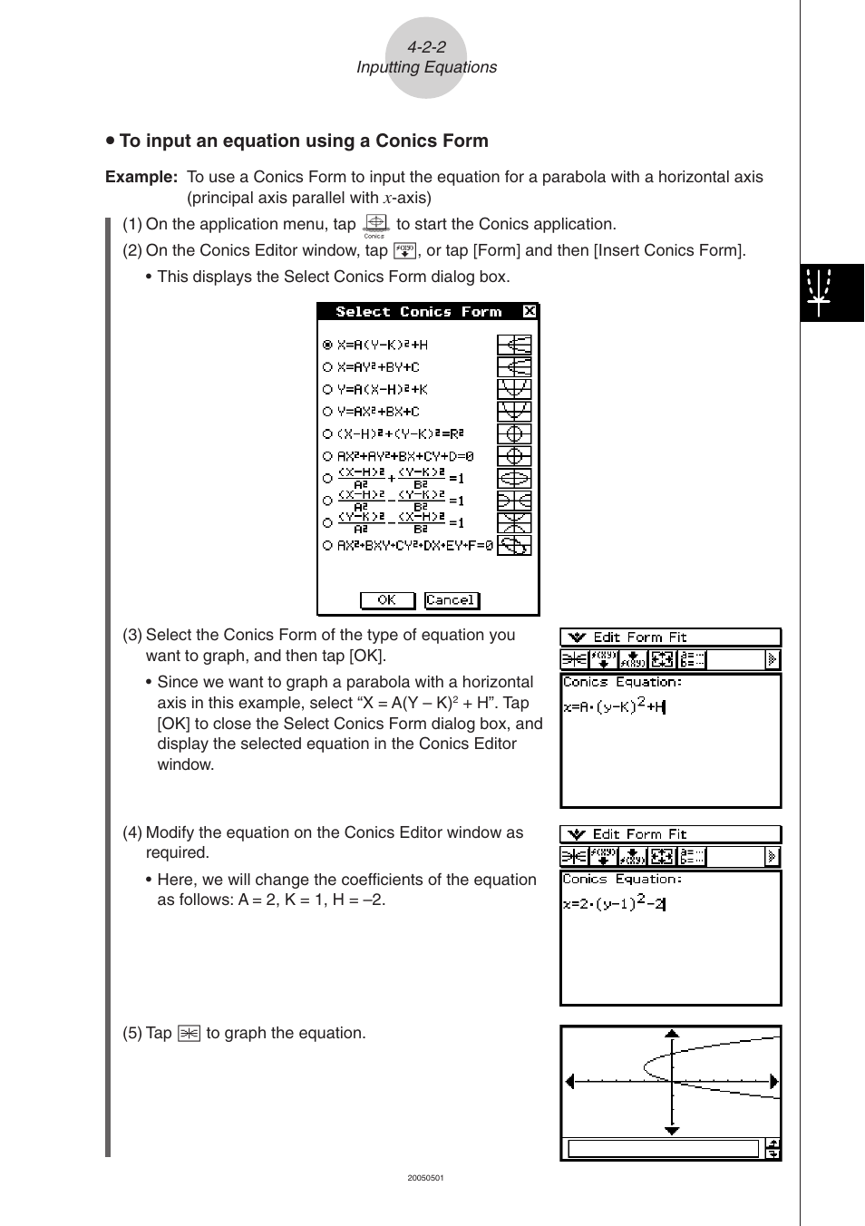 Casio ClassPad 300 PLUS User Manual | Page 276 / 753