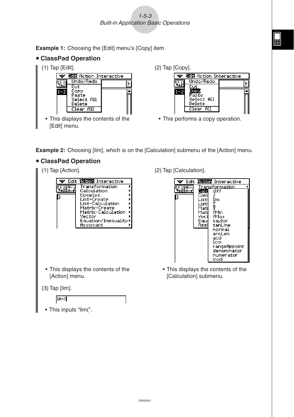 Casio ClassPad 300 PLUS User Manual | Page 41 / 753