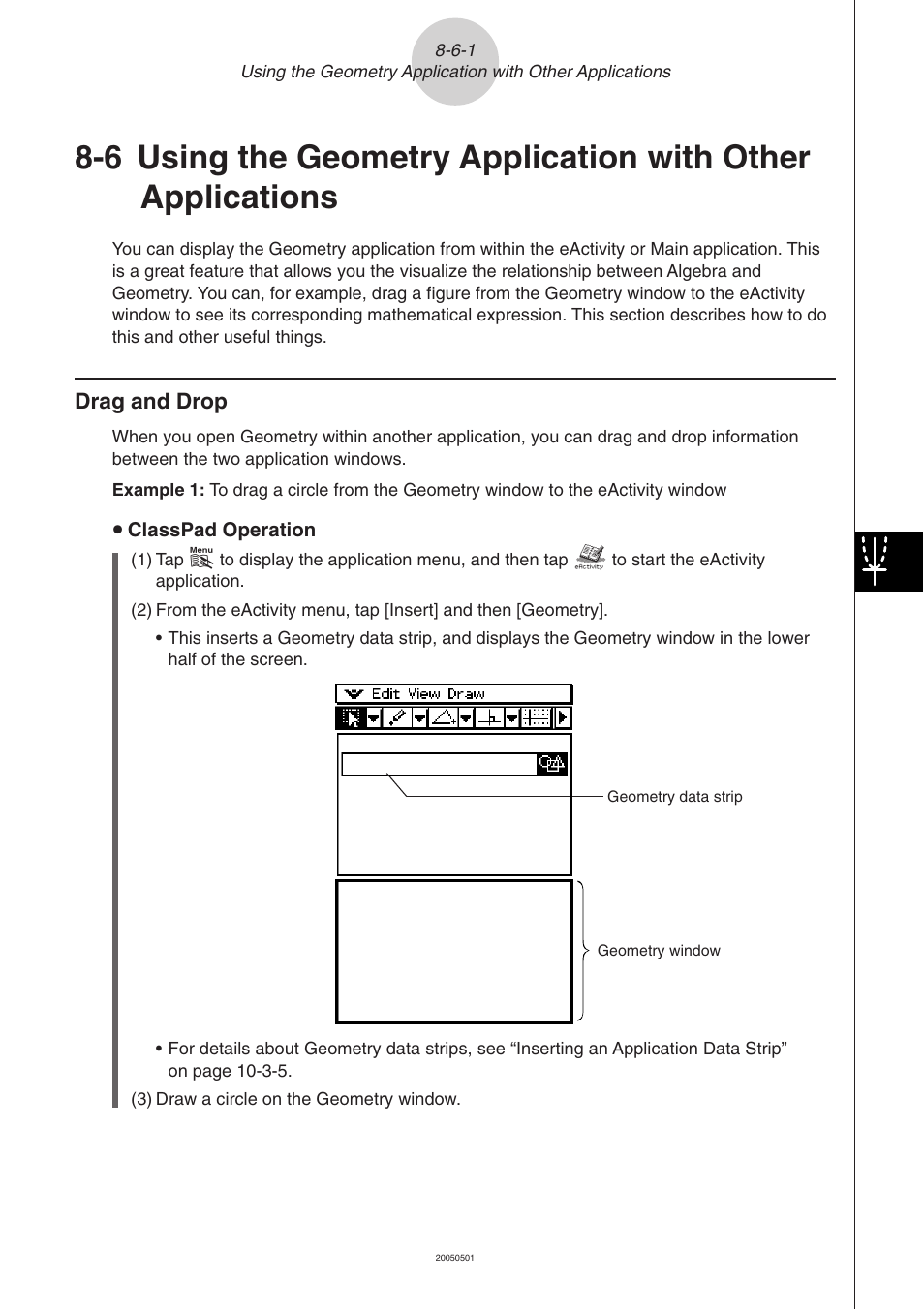 Drag and drop -6-1 | Casio ClassPad 300 PLUS User Manual | Page 453 / 753