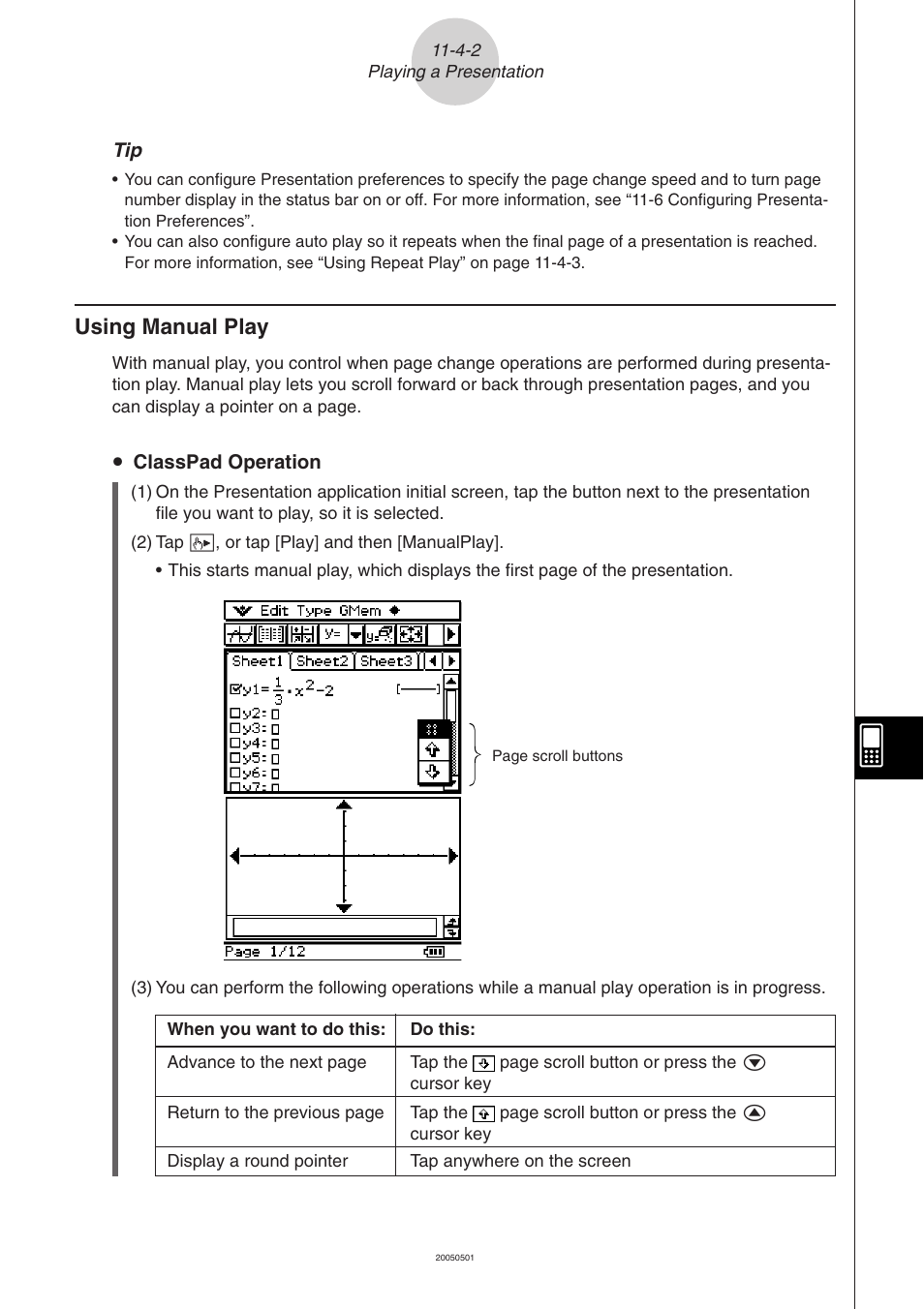 Using manual play -4-2, Using manual play | Casio ClassPad 300 PLUS User Manual | Page 506 / 753