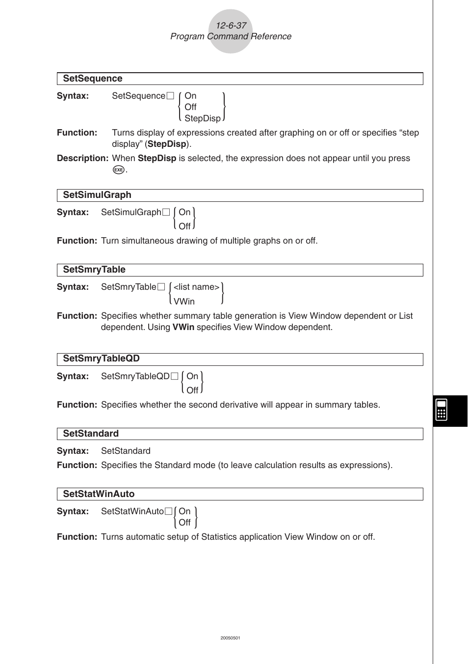 Casio ClassPad 300 PLUS User Manual | Page 582 / 753