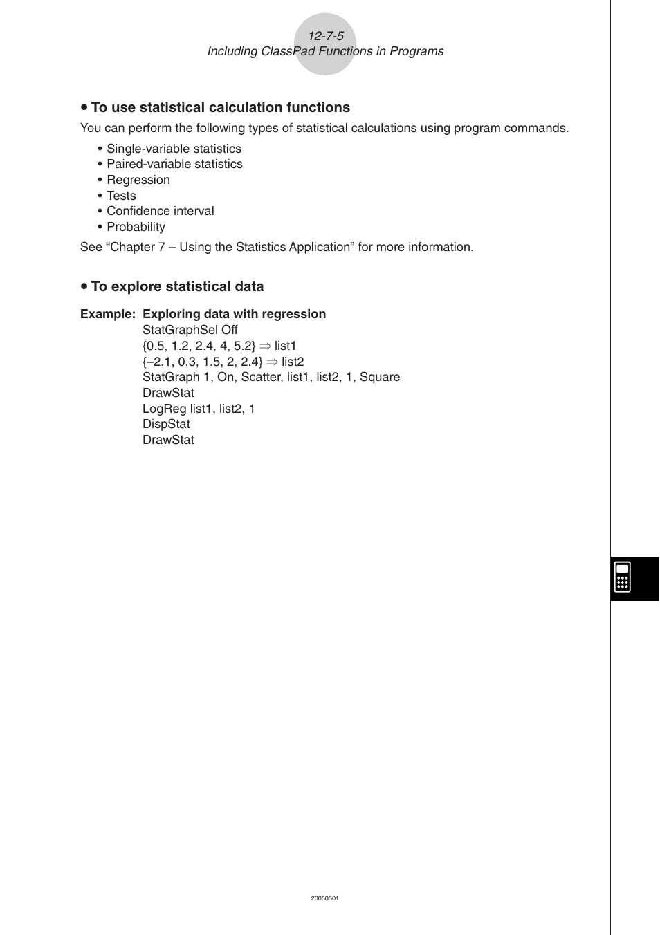 Casio ClassPad 300 PLUS User Manual | Page 596 / 753