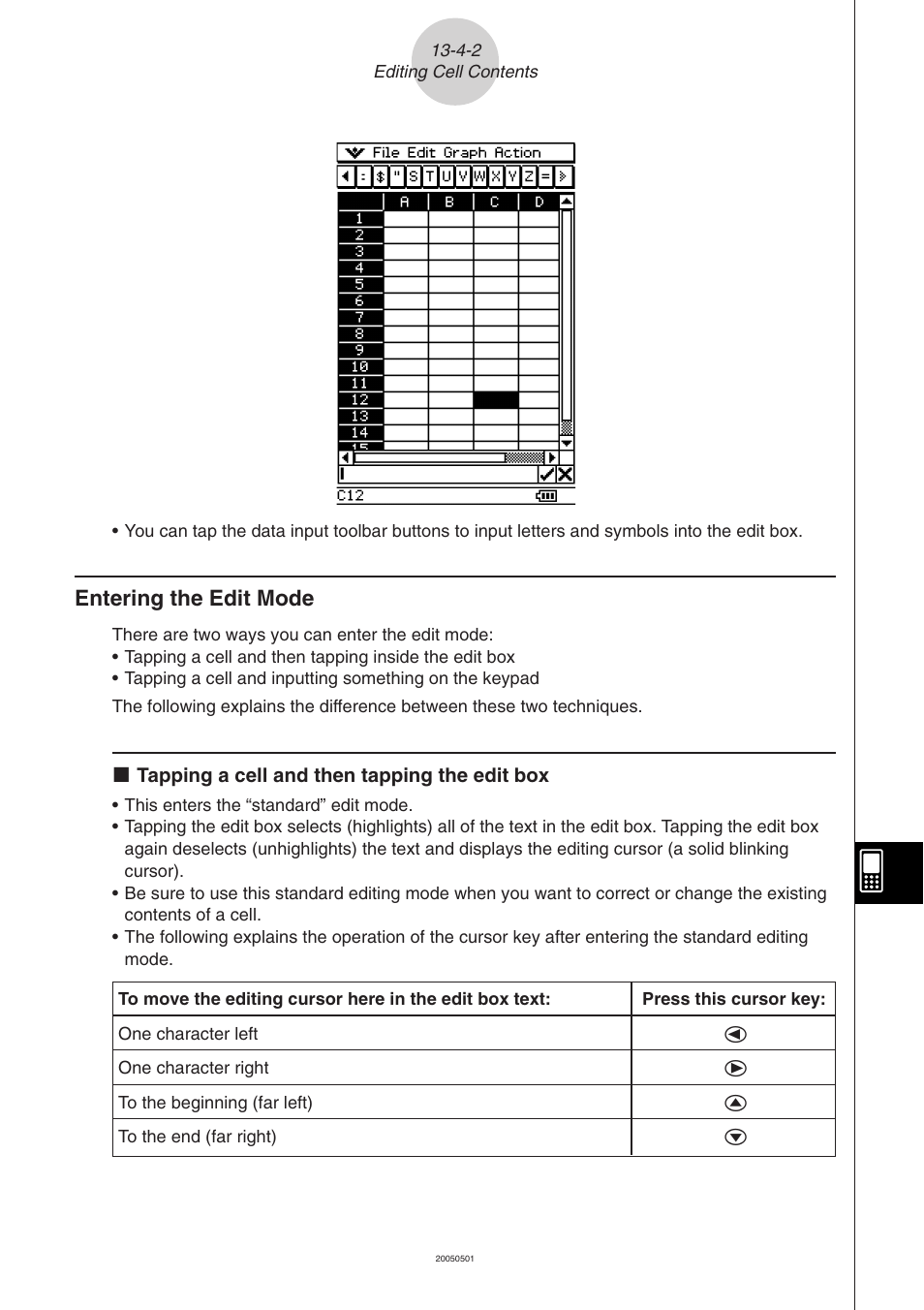 Entering the edit mode -4-2, Entering the edit mode | Casio ClassPad 300 PLUS User Manual | Page 608 / 753