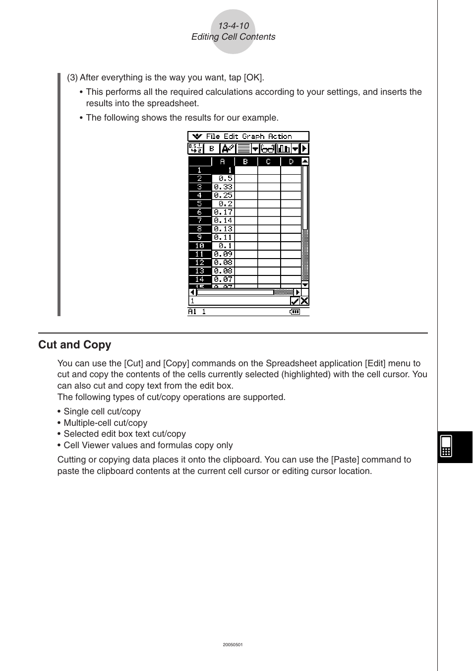 Cut and copy -4-10, Cut and copy | Casio ClassPad 300 PLUS User Manual | Page 616 / 753