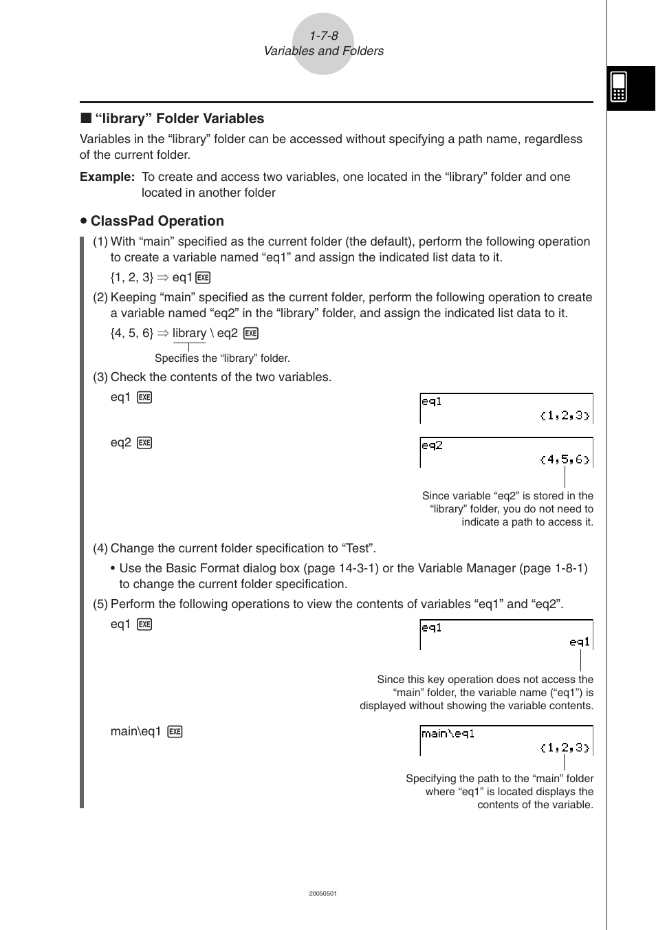 Casio ClassPad 300 PLUS User Manual | Page 74 / 753