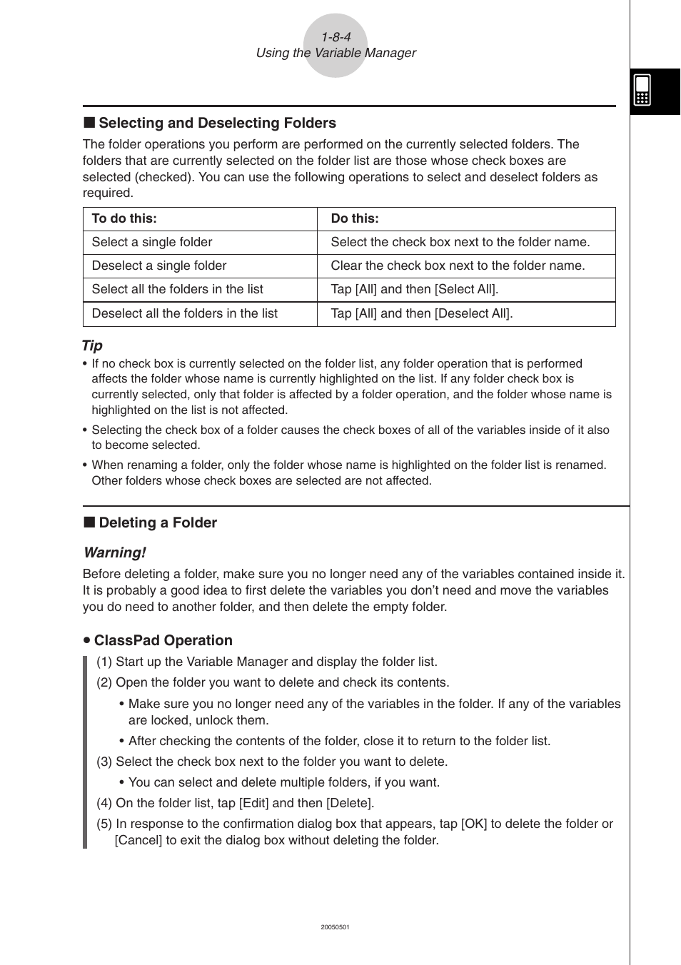 Casio ClassPad 300 PLUS User Manual | Page 81 / 753