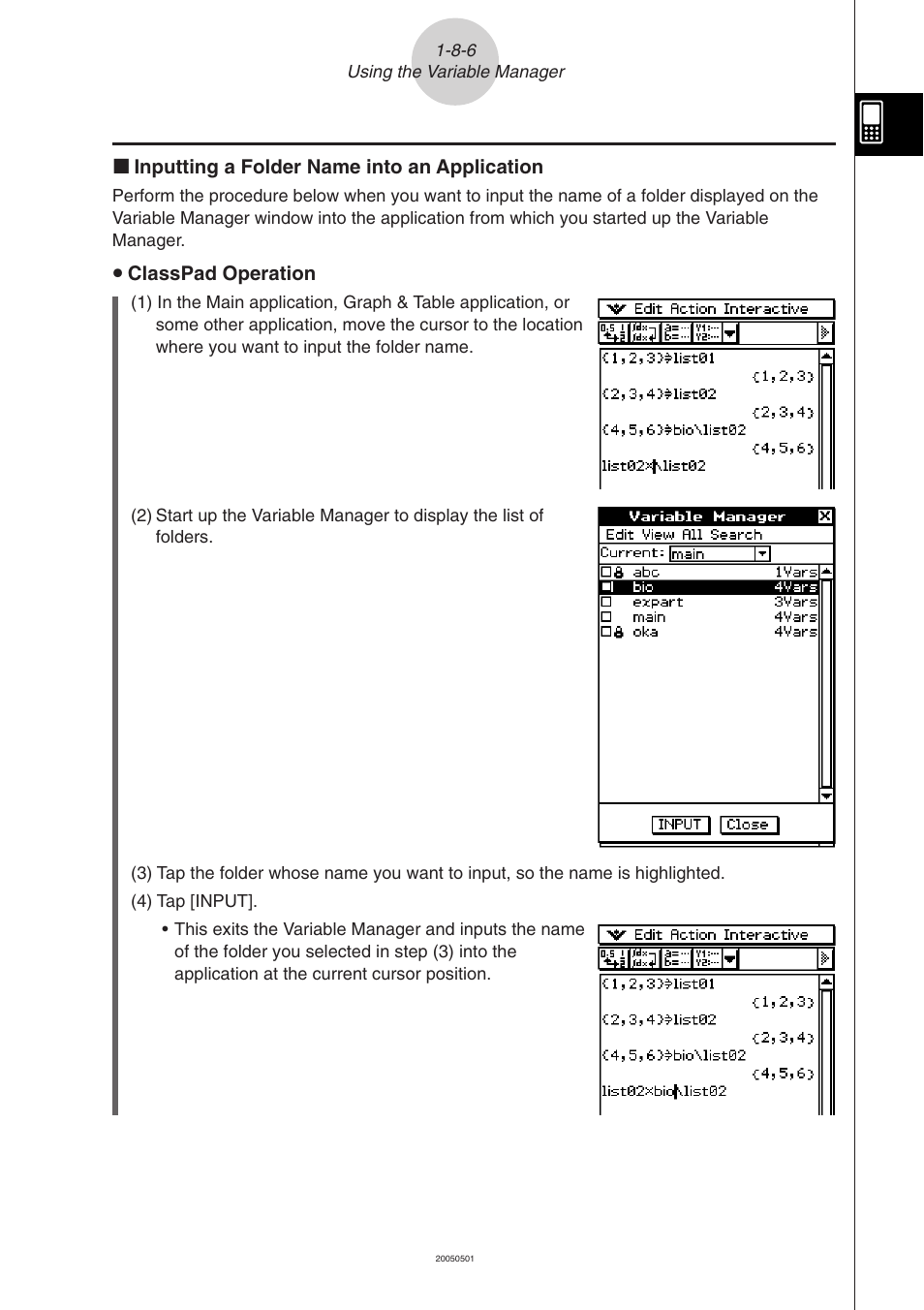 Casio ClassPad 300 PLUS User Manual | Page 83 / 753