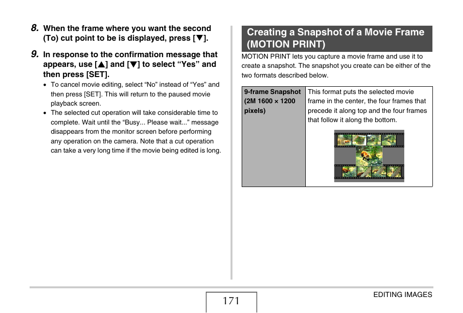 E 171) | Casio EXILIM CARD EX-S770 User Manual | Page 171 / 290