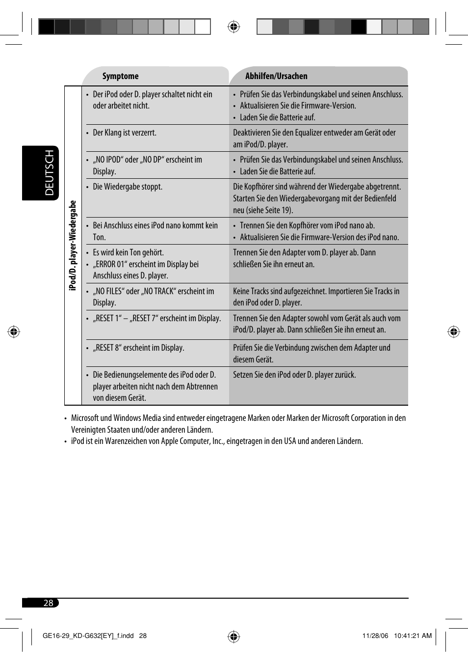 Deutsch | JVC KD-G631 User Manual | Page 56 / 86
