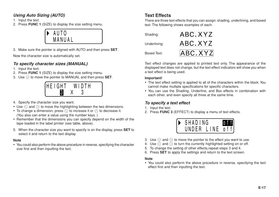 Casio KL-120 User Manual | Page 18 / 32