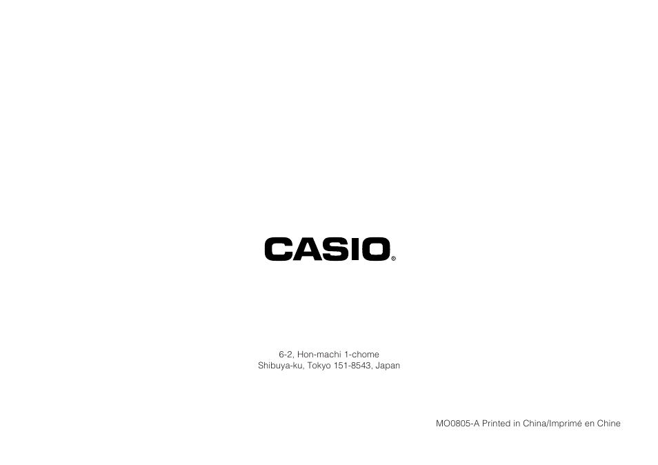 Casio KL-120 User Manual | Page 32 / 32