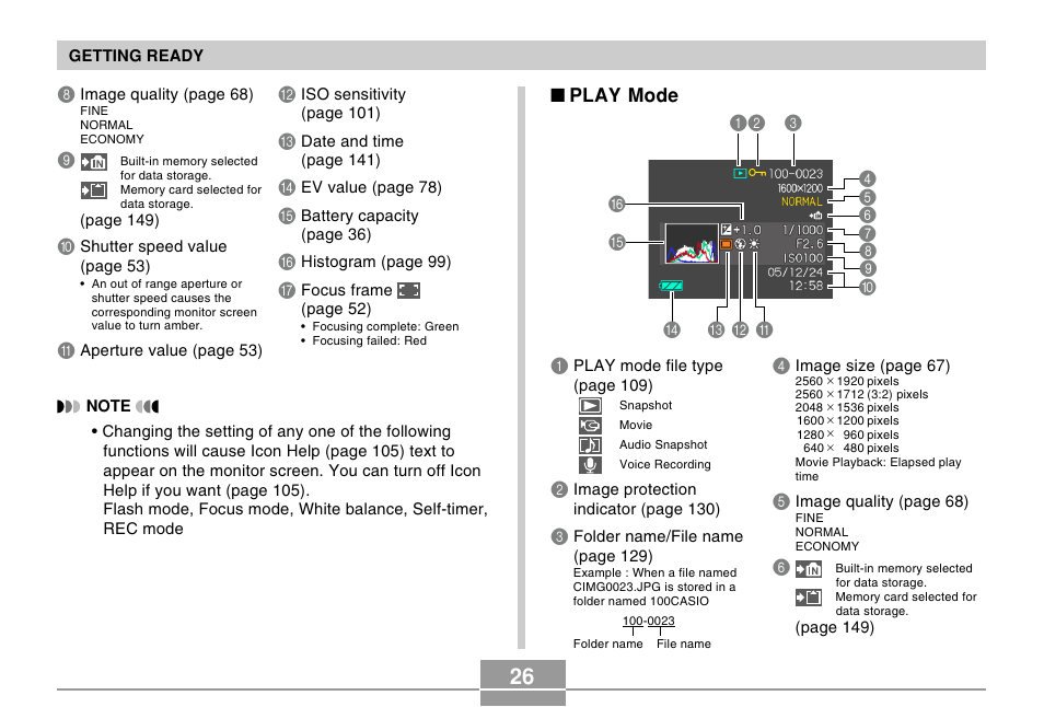 Casio EX-Z57 User Manual | Page 26 / 214