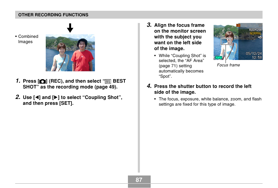 Casio EX-Z57 User Manual | Page 87 / 214