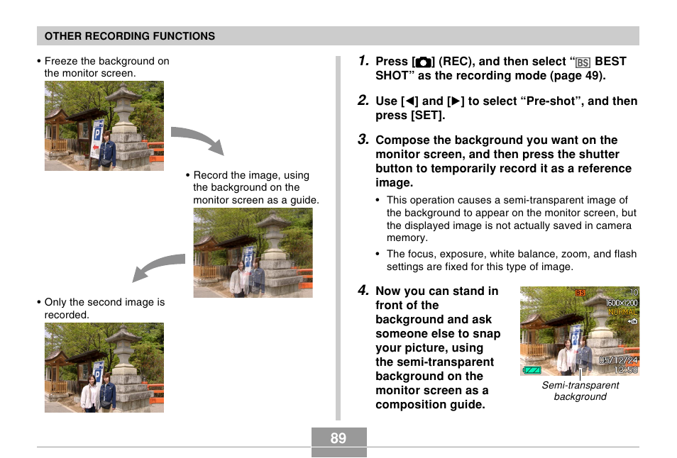 Casio EX-Z57 User Manual | Page 89 / 214