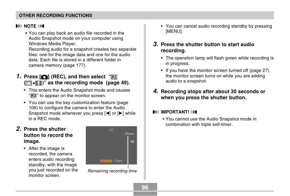 Casio EX-Z57 User Manual | Page 96 / 214