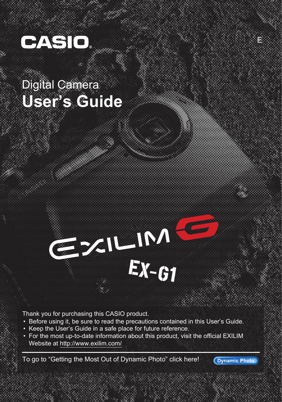 Casio EX-G1 User Manual | 193 pages