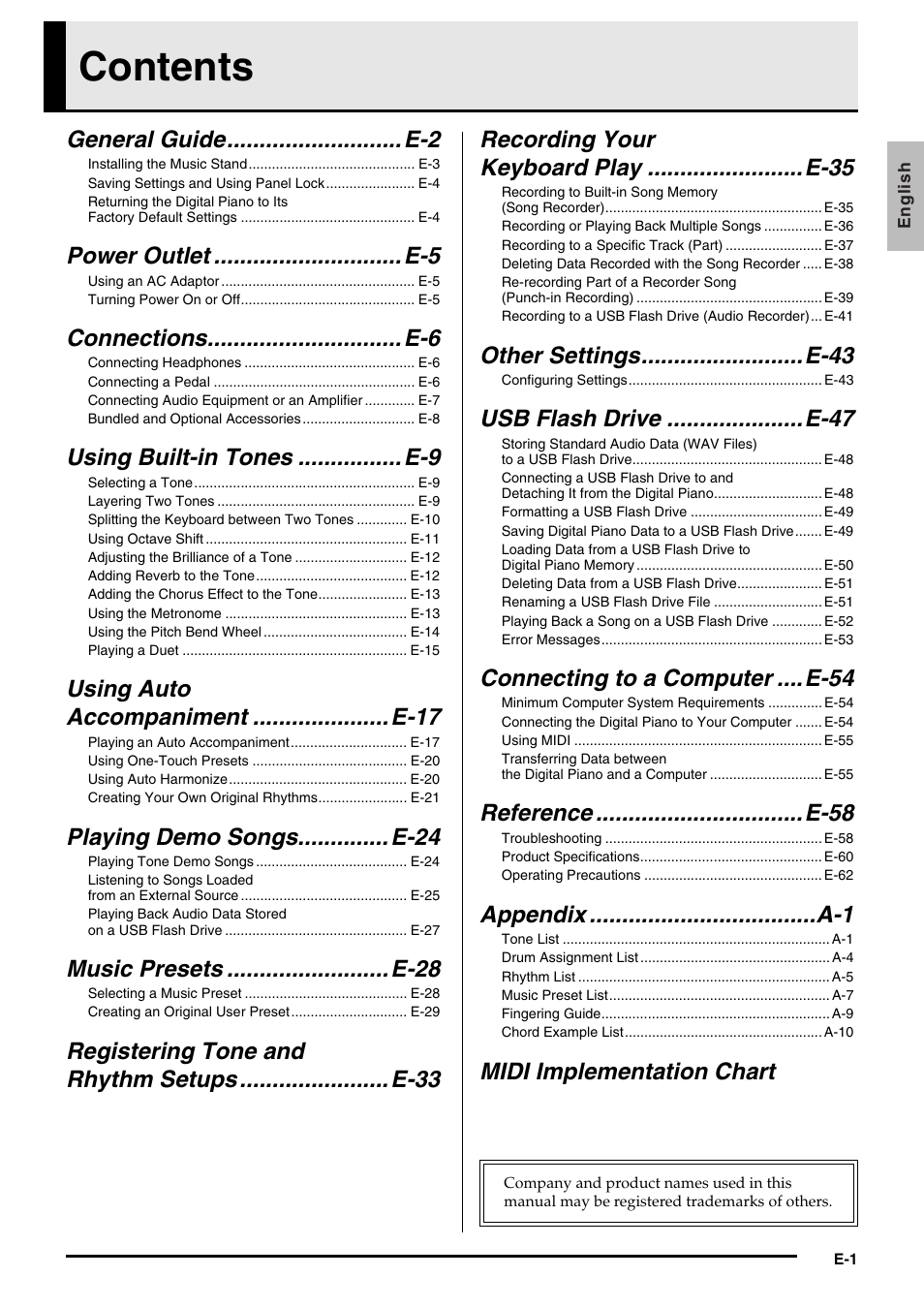 Casio PX350-ES-1A User Manual | Page 3 / 79