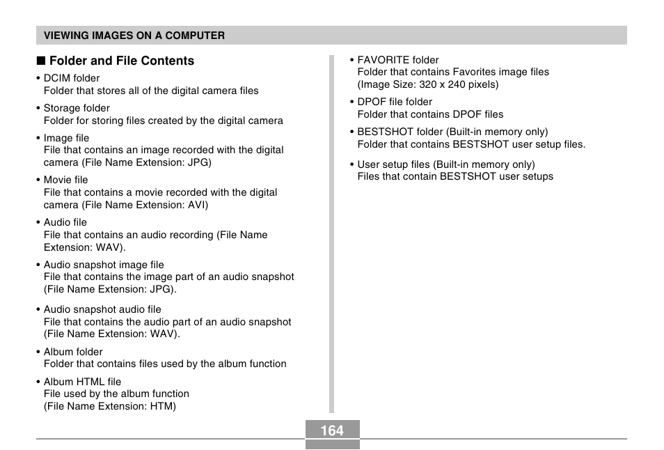 Casio EX-Z30/EX-Z40 User Manual | Page 164 / 198