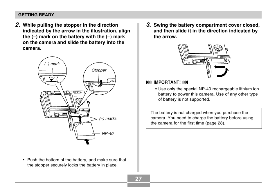 Casio EX-Z30/EX-Z40 User Manual | Page 27 / 198