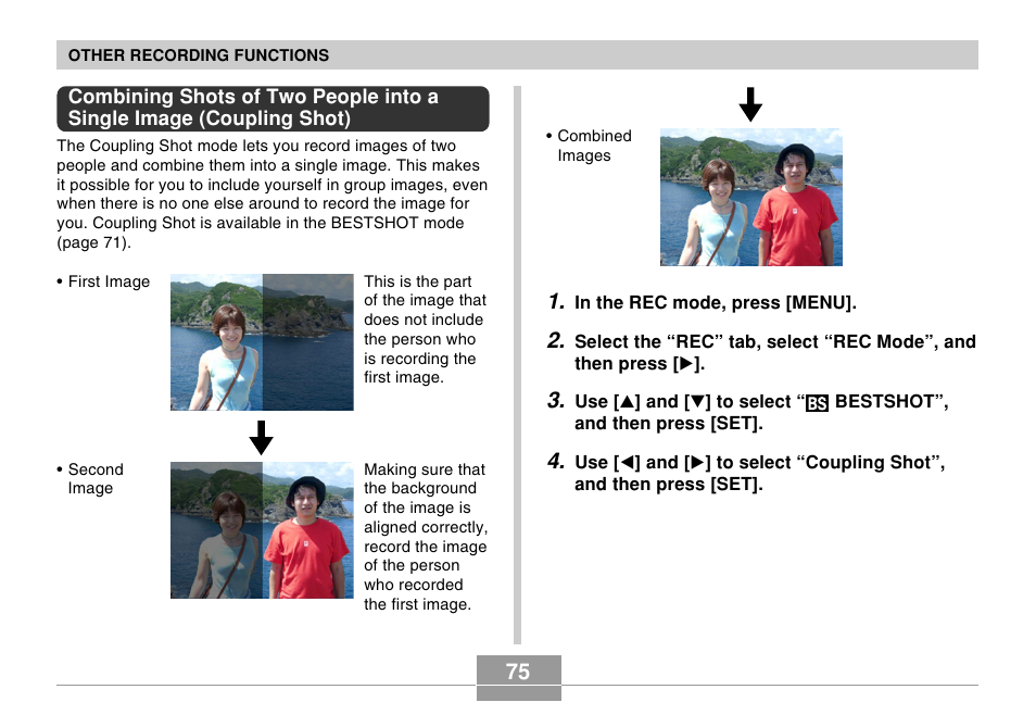 Casio EX-Z30/EX-Z40 User Manual | Page 75 / 198