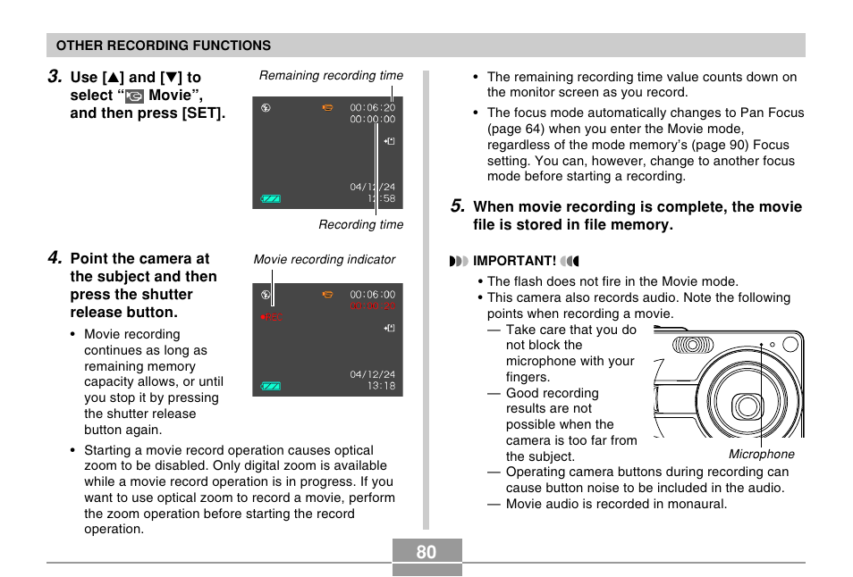 Casio EX-Z30/EX-Z40 User Manual | Page 80 / 198