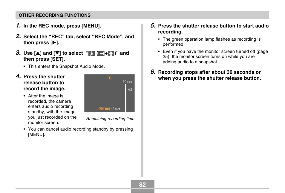 Casio EX-Z30/EX-Z40 User Manual | Page 82 / 198