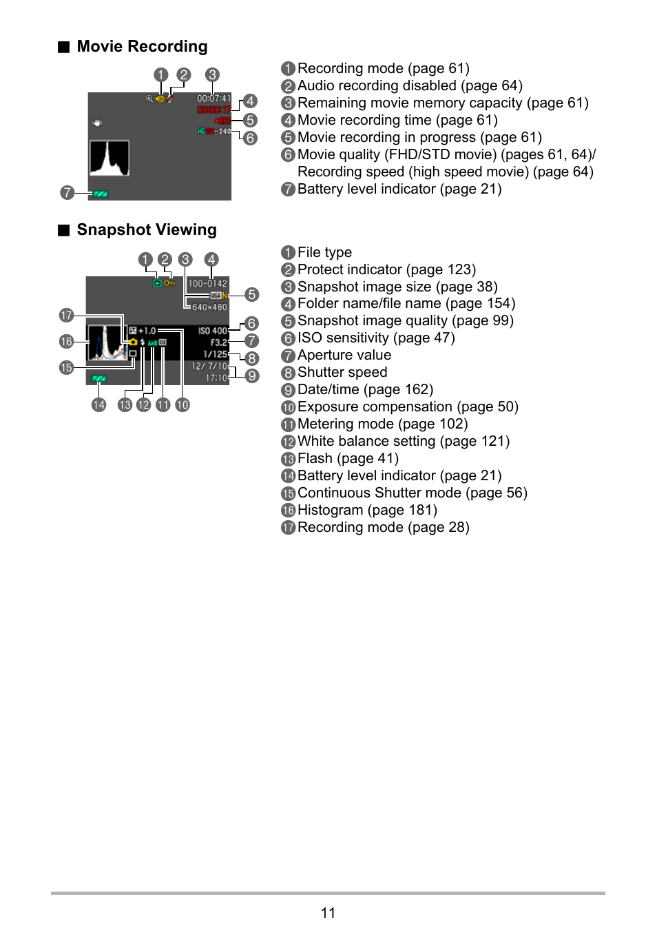 Casio EXILIM EX-ZR20 User Manual | Page 11 / 197