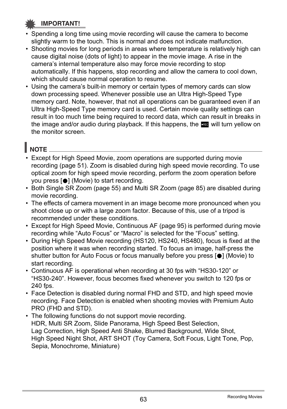Casio EXILIM EX-ZR20 User Manual | Page 63 / 197