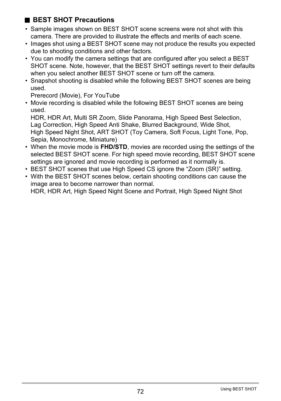 Casio EXILIM EX-ZR20 User Manual | Page 72 / 197