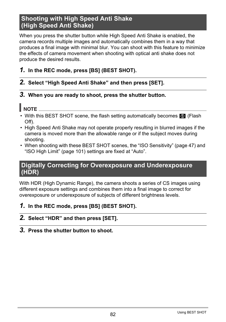 Casio EXILIM EX-ZR20 User Manual | Page 82 / 197