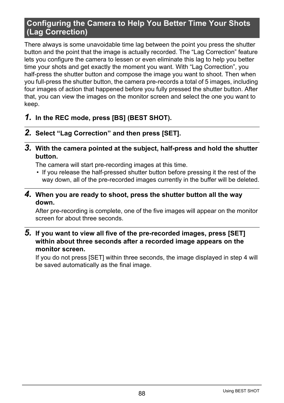 Casio EXILIM EX-ZR20 User Manual | Page 88 / 197