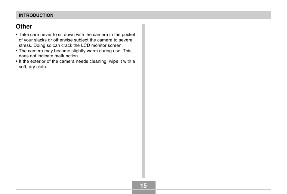 15 other | Casio EX-M20U User Manual | Page 15 / 54