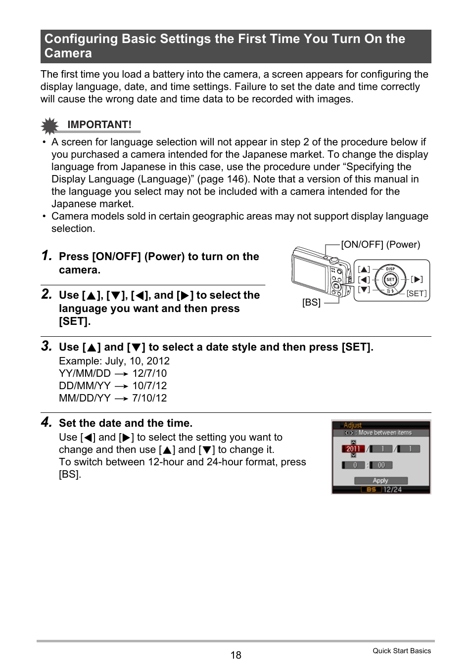 Casio EXILIM EX-Z550 User Manual | Page 18 / 196