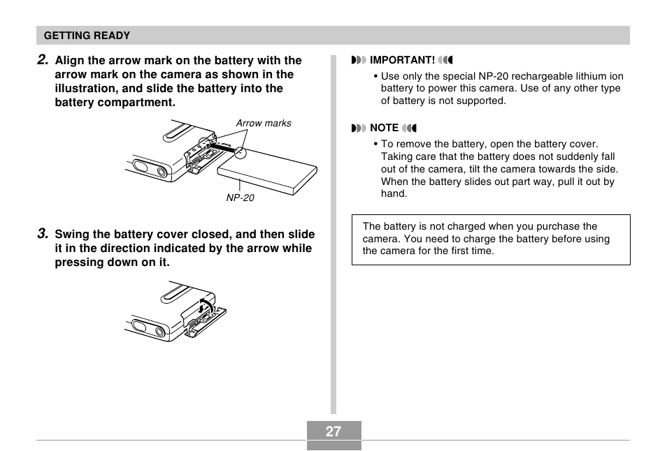Casio EX-S20 User Manual | Page 27 / 42