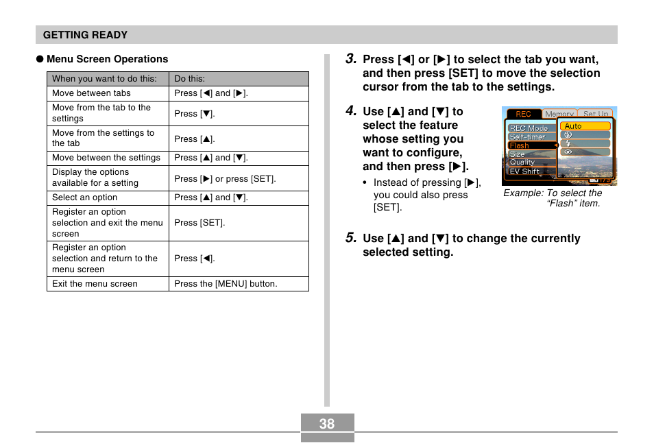 Casio EX-S20 User Manual | Page 38 / 42