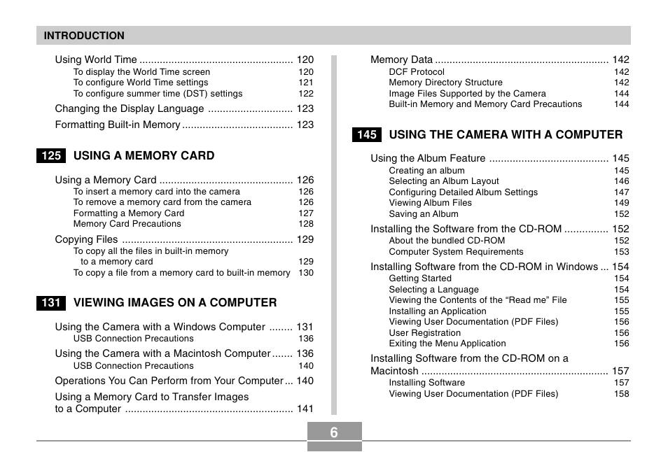 Casio EX-S20 User Manual | Page 6 / 42