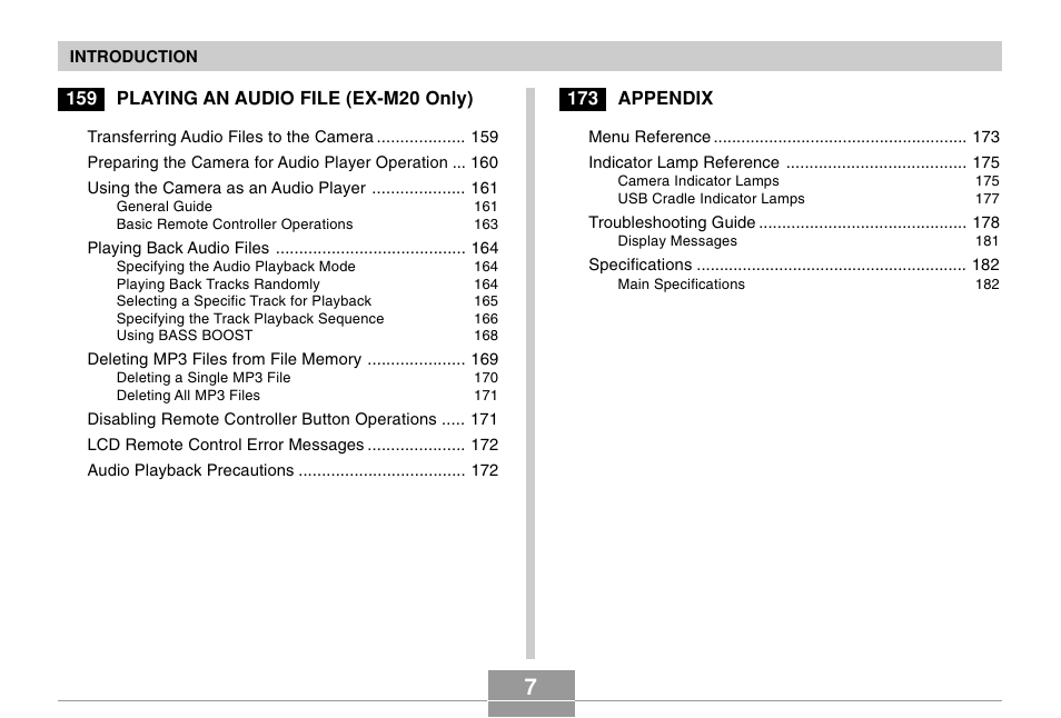 Casio EX-S20 User Manual | Page 7 / 42