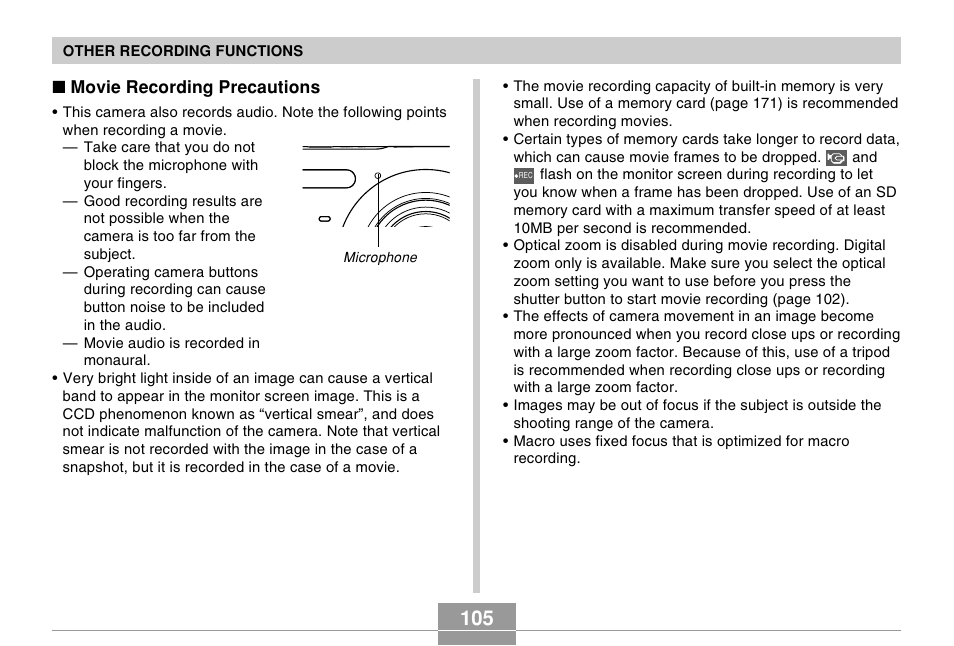 Casio EX-Z70 User Manual | Page 105 / 252