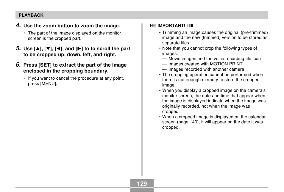 Casio EX-Z70 User Manual | Page 129 / 252