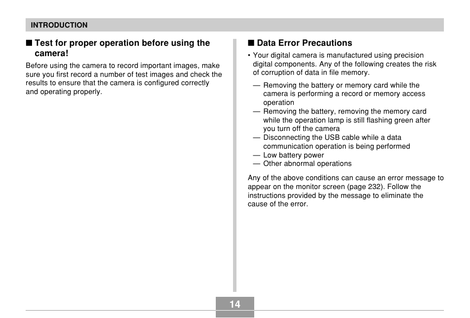 Casio EX-Z70 User Manual | Page 14 / 252