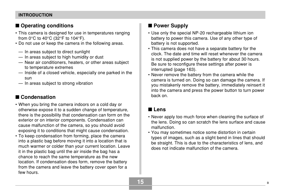 Casio EX-Z70 User Manual | Page 15 / 252