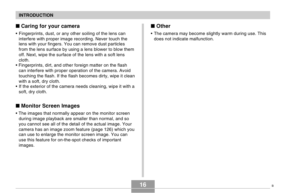 Casio EX-Z70 User Manual | Page 16 / 252