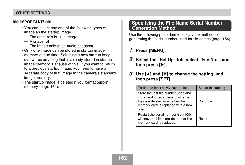 Casio EX-Z70 User Manual | Page 162 / 252