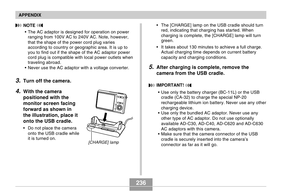 Casio EX-Z70 User Manual | Page 236 / 252