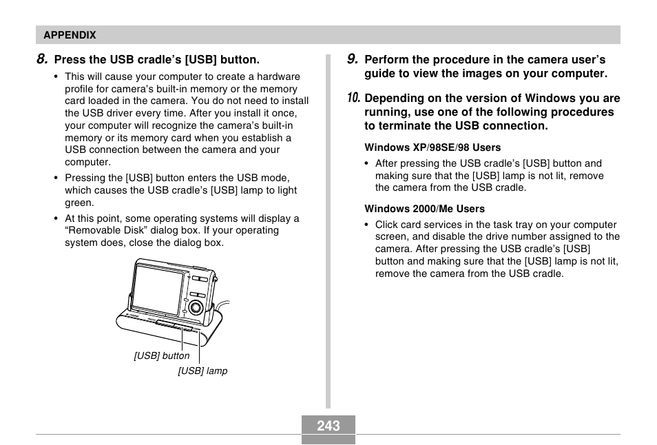 Casio EX-Z70 User Manual | Page 243 / 252